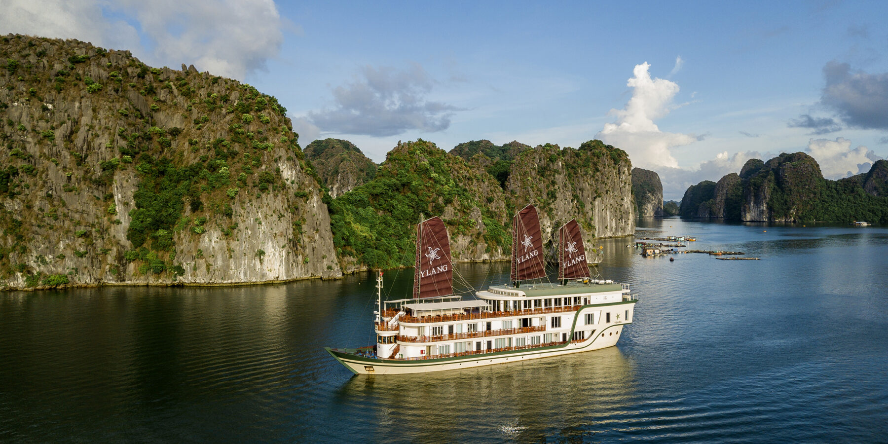 Y Lang Halong Bay Crusing Ship, Vietnam.