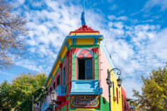 Vibrantly,Painted,Houses,In,Caminito,,La,Boca,Neighborhood,Of,Buenos